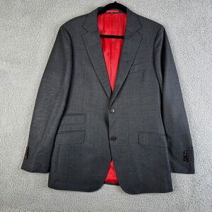 SUITSUPPLY Vitale Barberis Canonico Sport Coat Blazer EU 50R Surgeon Cuff US 40